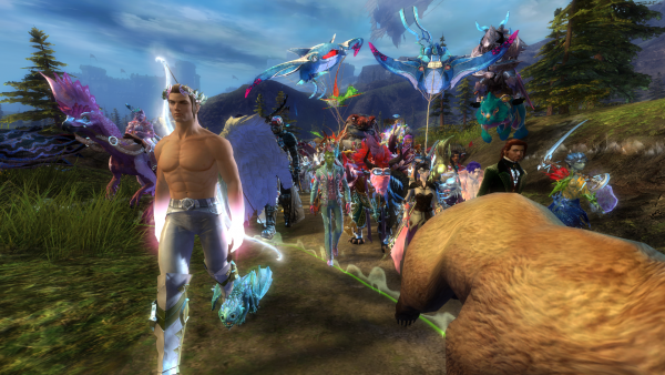 Lots of great sights around Tyria during the march :P