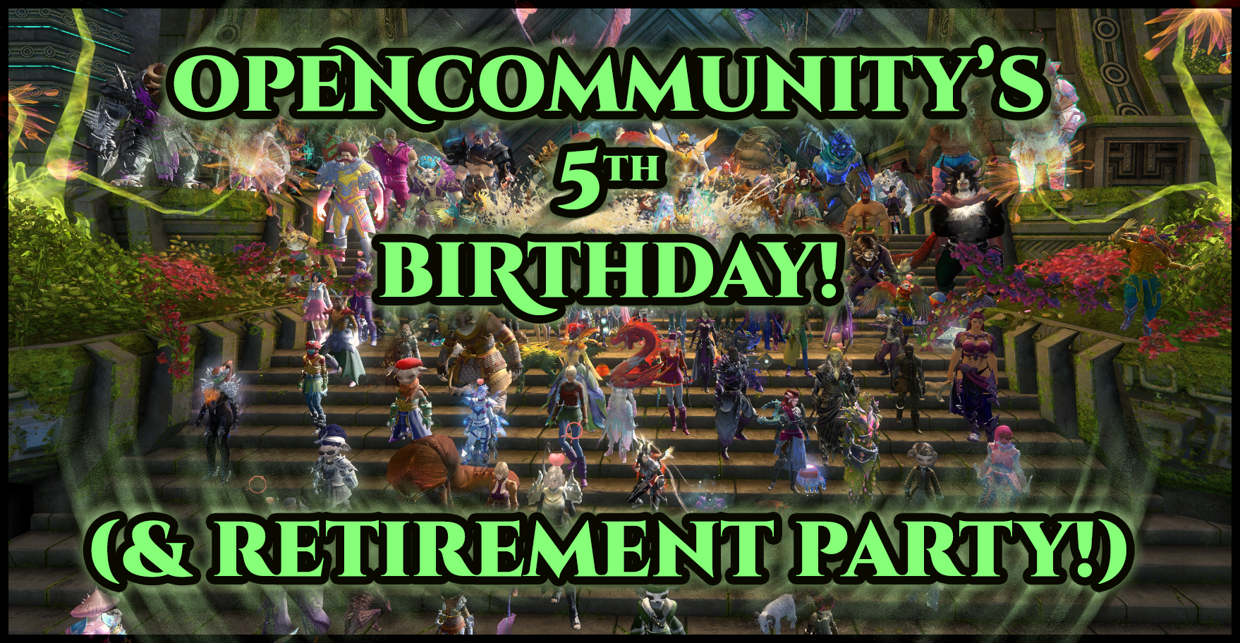 Happy 5th Birthday, OC - Retirement Party on May 23rd!